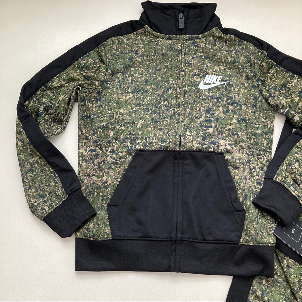 Nike active performance Camouflage Track Zip Jacket Pants Set Outfit 5053 - Picture 2 of 12